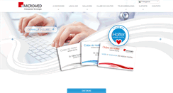 Desktop Screenshot of micromed.ind.br