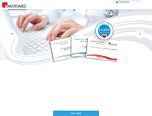Tablet Screenshot of micromed.ind.br